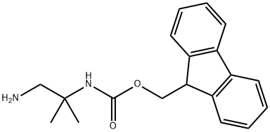 2-N-Fmoc-2-methylpropane-1,2-diamine HCl,2147549-90-2,结构式