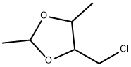 1,3-Dioxolane,  4-(chloromethyl)-2,5-dimethyl-,  stereoisomer  (8CI) Struktur