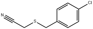 2-{[(4-chlorophenyl)methyl]sulfanyl}acetonitrile Struktur