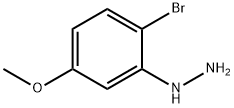 Hydrazine, (2-bromo-5-methoxyphenyl)- Structure