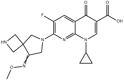 ザボフロキサシン 化学構造式