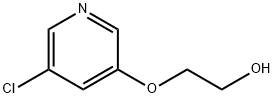 Ethanol, 2-[(5-chloro-3-pyridinyl)oxy]- Structure