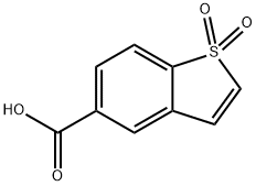 Benzo[b]thiophene-5-carboxylic acid, 1,1-dioxide, 226259-47-8, 结构式