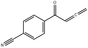4-(1-氧代-2,3-丁二烯-1-基)苯腈 结构式