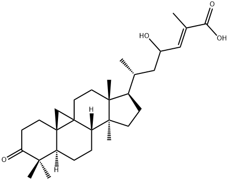 23-HydroxyMangiferonic acid 化学構造式