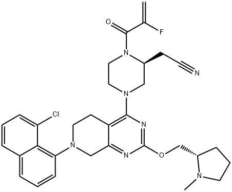 アダグラシブ 化学構造式