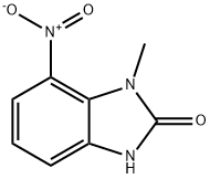 1-甲基-7-硝基-1,3-二氢-2H-苯并[D]咪唑-2-酮, 24133-87-7, 结构式