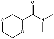 1,4-Dioxane-2-carboxamide,N,N-dimethyl-(9CI) Struktur