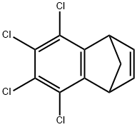 1,4-Methanonaphthalene, 5,6,7,8-tetrachloro-1,4-dihydro- 化学構造式