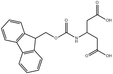 Fmoc-beta-homoaspartic acid,247217-28-3,结构式