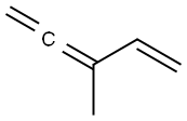 1,2,4-Pentatriene, 3-methyl- Structure