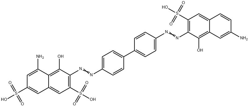 Direct Black BH 化学構造式