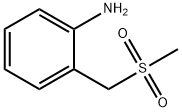 Benzenamine, 2-[(methylsulfonyl)methyl]- Structure