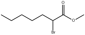 Heptanoic acid, 2-bromo-, methyl ester Structure