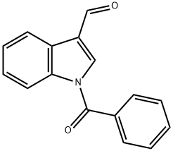 N-1-benzoylindole-3-carboxaldehyde Structure