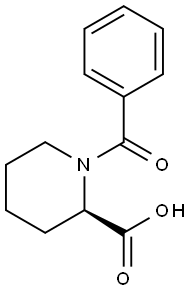 N-BZ-R-哌啶-2-羧酸, 273921-31-6, 结构式
