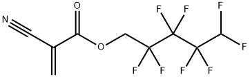 2,2,3,3,4,4,5,5-Octafluoropentyl-2-cyanacrylate Structure