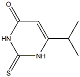 6-(propan-2-yl)-2-sulfanylidene-1,2,3,4-tetrahydropyrimidin-4-one, 28456-53-3, 结构式