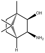 (1R,4S)-3α-アミノ-1β,7,7-トリメチルビシクロ[2.2.1]ヘプタン-2β-オール 化学構造式