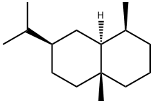 (1S,8aα)-Decahydro-1,4aβ-dimethyl-7β-(1-methylethyl)naphthalene Struktur