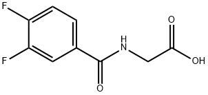 Glycine, N-(3,4-difluorobenzoyl)-,315707-69-8,结构式