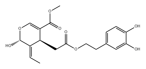 OLEUROPEINAGLYCONE 结构式