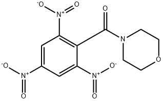 Methanone, 4-morpholinyl(2,4,6-trinitrophenyl)- Structure