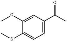 1-[3-methoxy-4-(methylsulfanyl)phenyl]ethan-1-one Structure