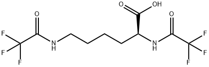 L-Lysine, N2,N6-bis(2,2,2-trifluoroacetyl)-, 329-53-3, 结构式