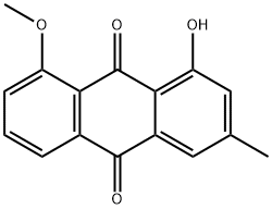8-Methyl Chrysophanol Struktur