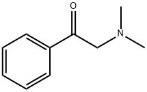 N,N-ジメチル-2-フェニル-2-オキソエタンアミン 化学構造式