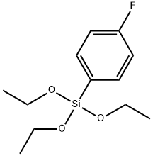 4-氟三乙氧基硅烷, 33715-53-6, 结构式