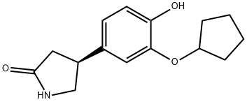 (-)-Desmethyl-Rolipram Struktur