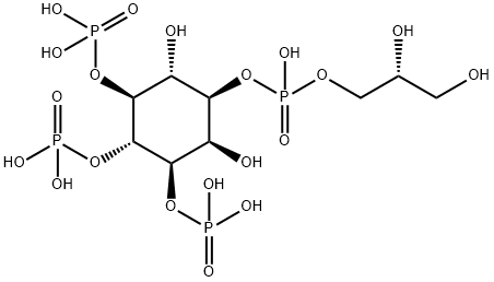 甘油磷酸肌醇3,4,5-磷酸盐 结构式