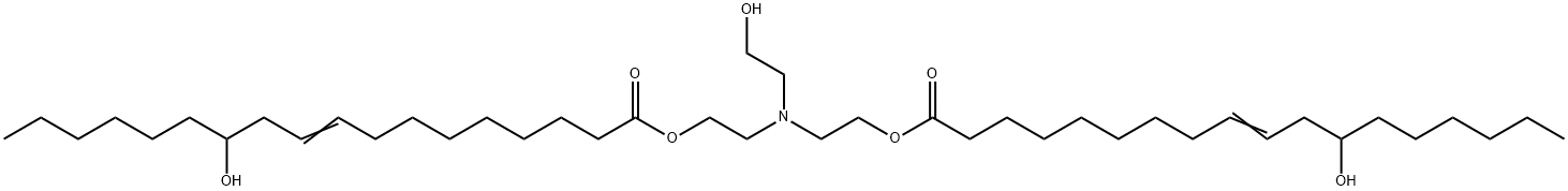二蓖麻醇酸TEA盐, 351216-93-8, 结构式