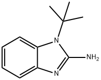 1-叔-丁基-1H-1,3-苯并二唑-2-胺, 35681-38-0, 结构式