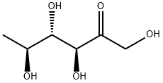 L-Psicose, 6-deoxy- Structure