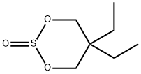 1,3,2-Dioxathiane, 5,5-diethyl-, 2-oxide Structure