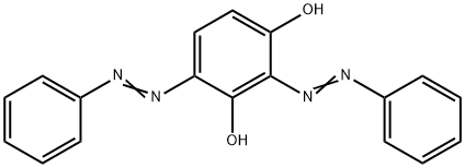 1,3-Benzenediol, 2,4-bis(2-phenyldiazenyl)- Struktur