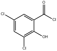 Benzoyl chloride, 3,5-dichloro-2-hydroxy- Structure