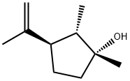 [1R,(-)]-3α-Isopropenyl-1,2β-dimethylcyclopentane-1β-ol Structure