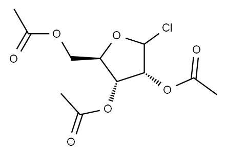 D-Ribofuranosyl chloride, 2,3,5-triacetate Structure