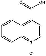 4-Quinolinecarboxylic acid, 1-oxide 化学構造式