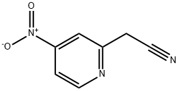 2-Pyridineacetonitrile, 4-nitro- Structure