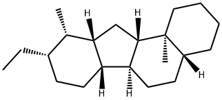 (13α)-17aβ-Methyl-D(17a)-homo-C,18-dinor-5α-pregnane,41894-47-7,结构式