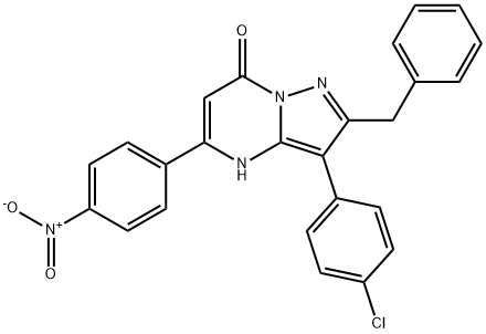 NAV2729|2-苄基-3-(4-氯苯基)-5-(4-硝基苯基)吡唑并[1,5-A]嘧啶-7(4H)-酮