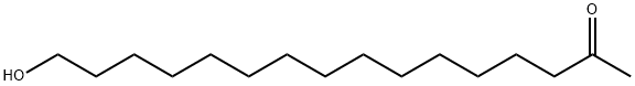 2-Hexadecanone, 16-hydroxy- Structure