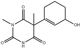 3'-hydroxyhexobarbital Struktur