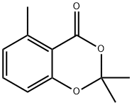 4H-1,3-Benzodioxin-4-one, 2,2,5-trimethyl- 结构式