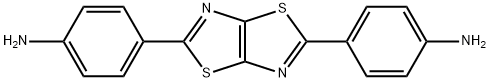 4-[7-(4-aminophenyl)-4,8-dithia-2,6-diazabicyclo[3.3.0]octa-2,6,9-trien-3-yl]aniline Struktur